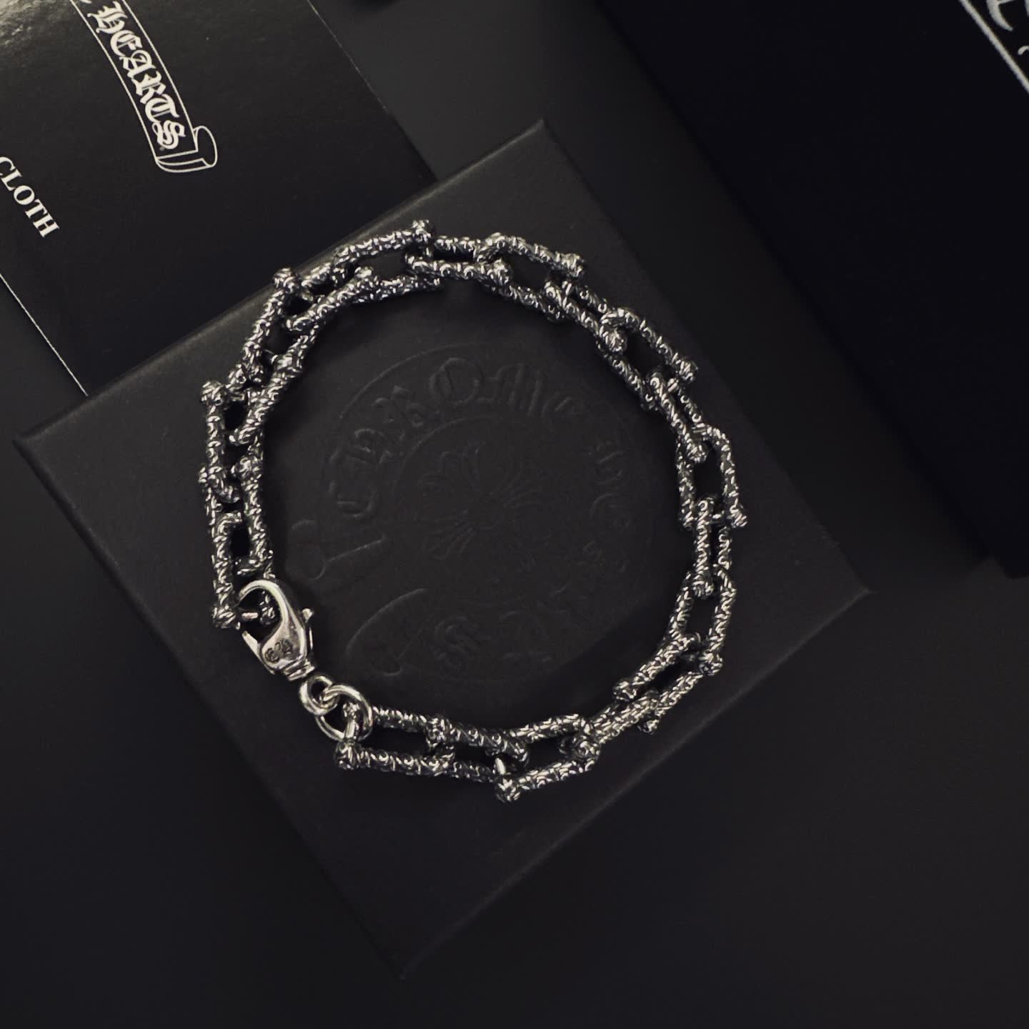 Chrome Hearts Silver Chain Bracelet